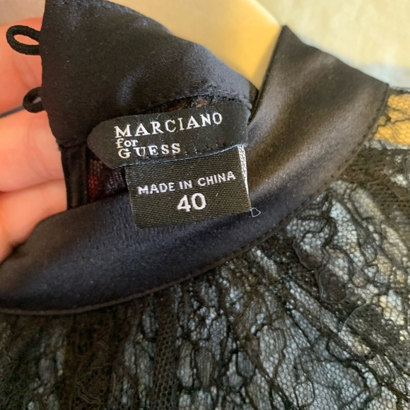 GUESS MARCIANO LACE TOP NWT - Picture 8 of 10